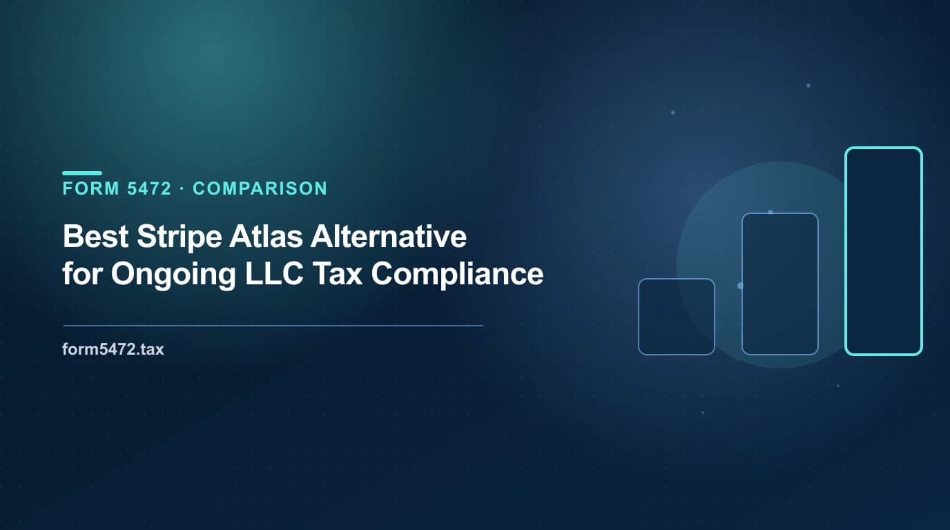 Stripe Atlas alternative — ongoing Form 5472 tax compliance for $299 a year